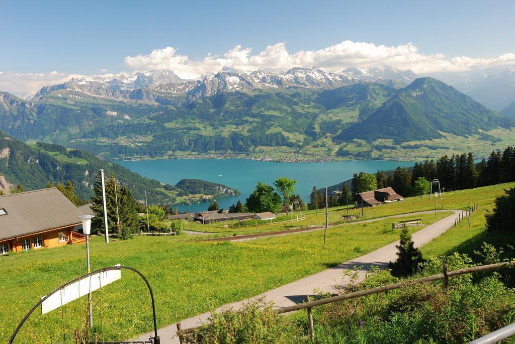 Kraeuterhotel Edelweiss Rigi Kaltbad Exterior foto