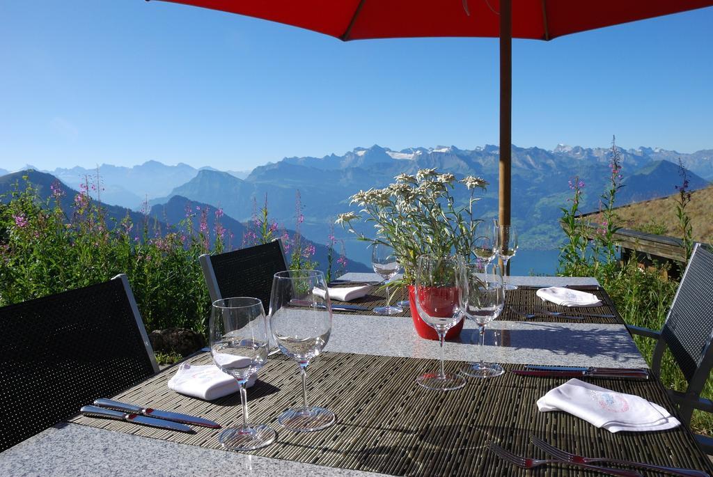 Kraeuterhotel Edelweiss Rigi Kaltbad Exterior foto